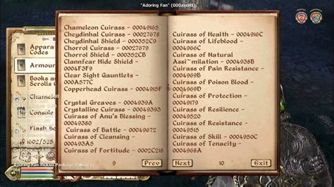 The Difficulty option allows you to choose how challenging the game, generally in combat, is. . Oblivion console codes